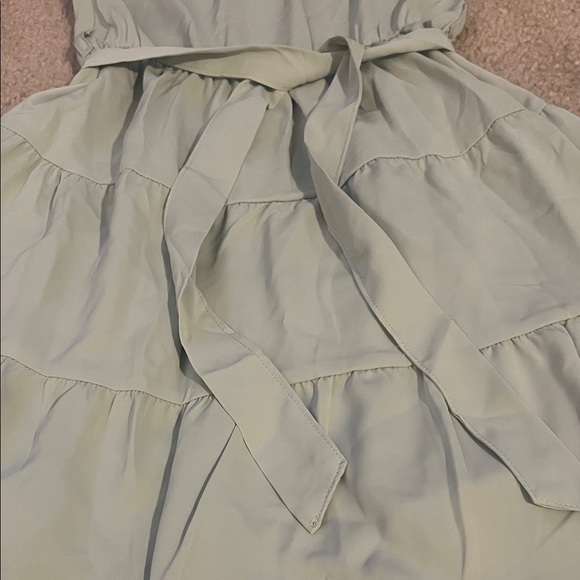 Mint  Ruffle Dress - Picture 2 of 3